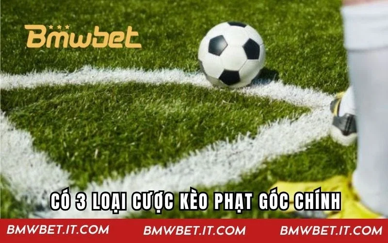 Có 3 hình thức chính đang được áp dụng cho kèo phạt góc